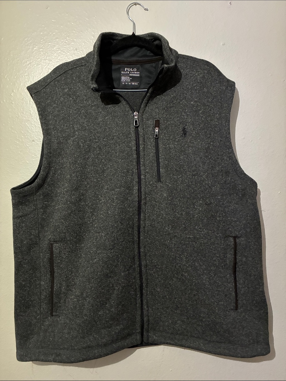 Polo Ralph Lauren Fleece Mock Neck Vest